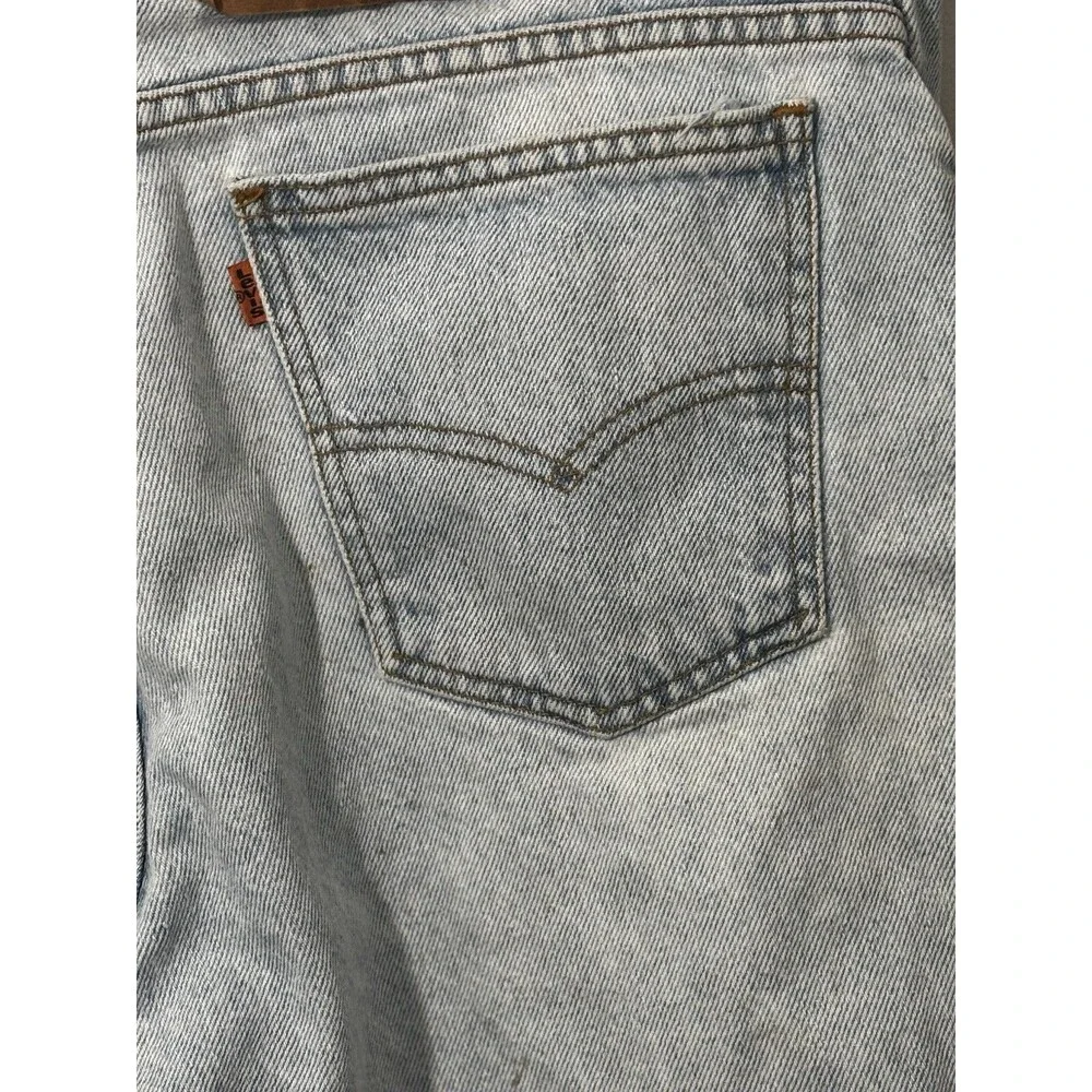Vtg Levi's Orange Tag denim Levi 550 Jorts Jean Shorts Size 34 Bermuda length